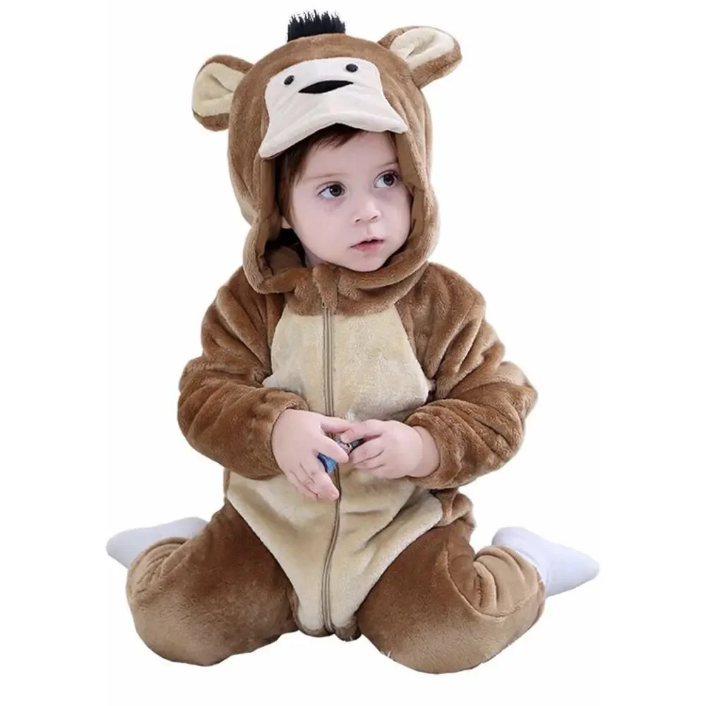 Baby Monkey One Piece Rompers Animal Jumpsuit Infant Clothes 0-3 Mon
